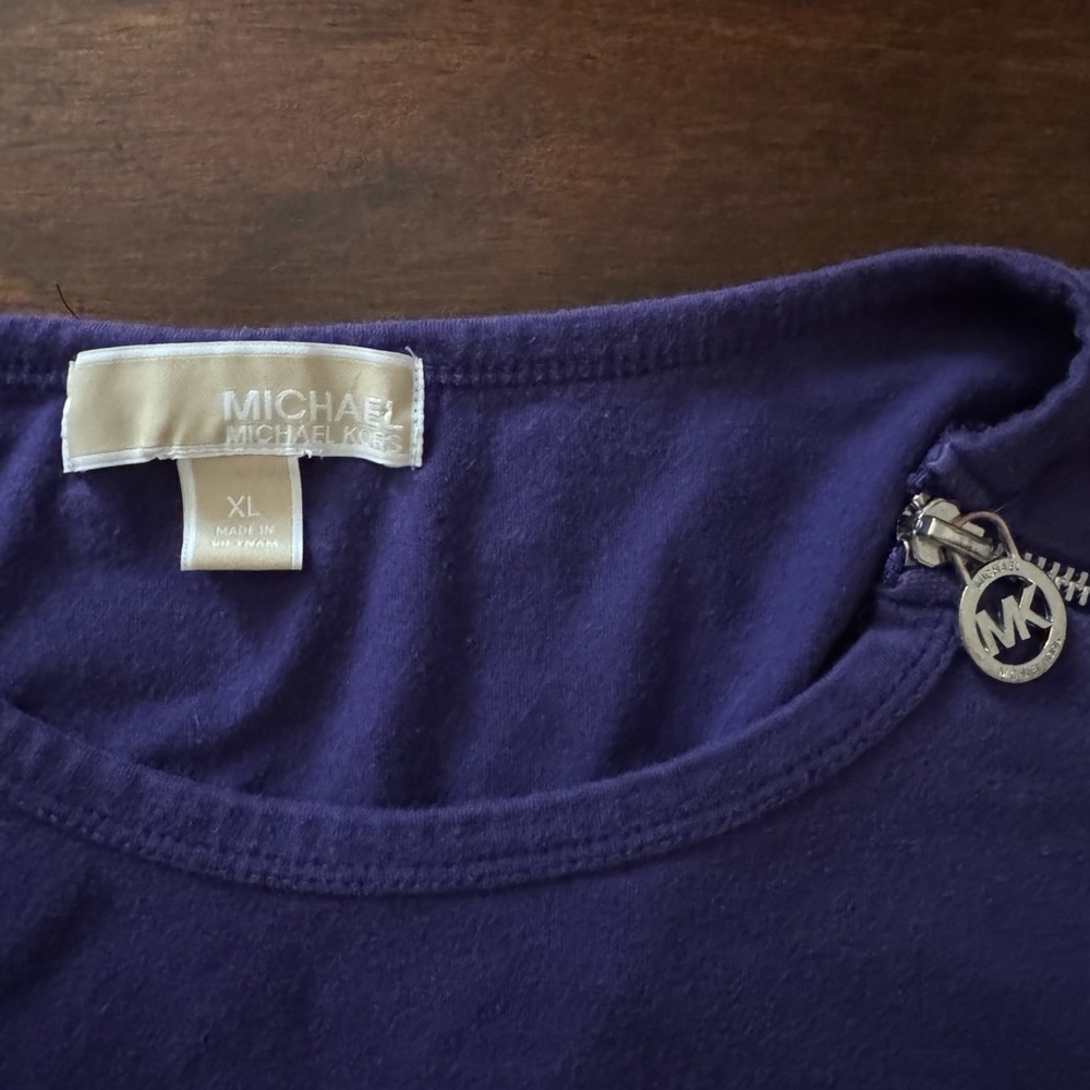 Michael Kors Purple Women's Top XL - Picture 4 of 7